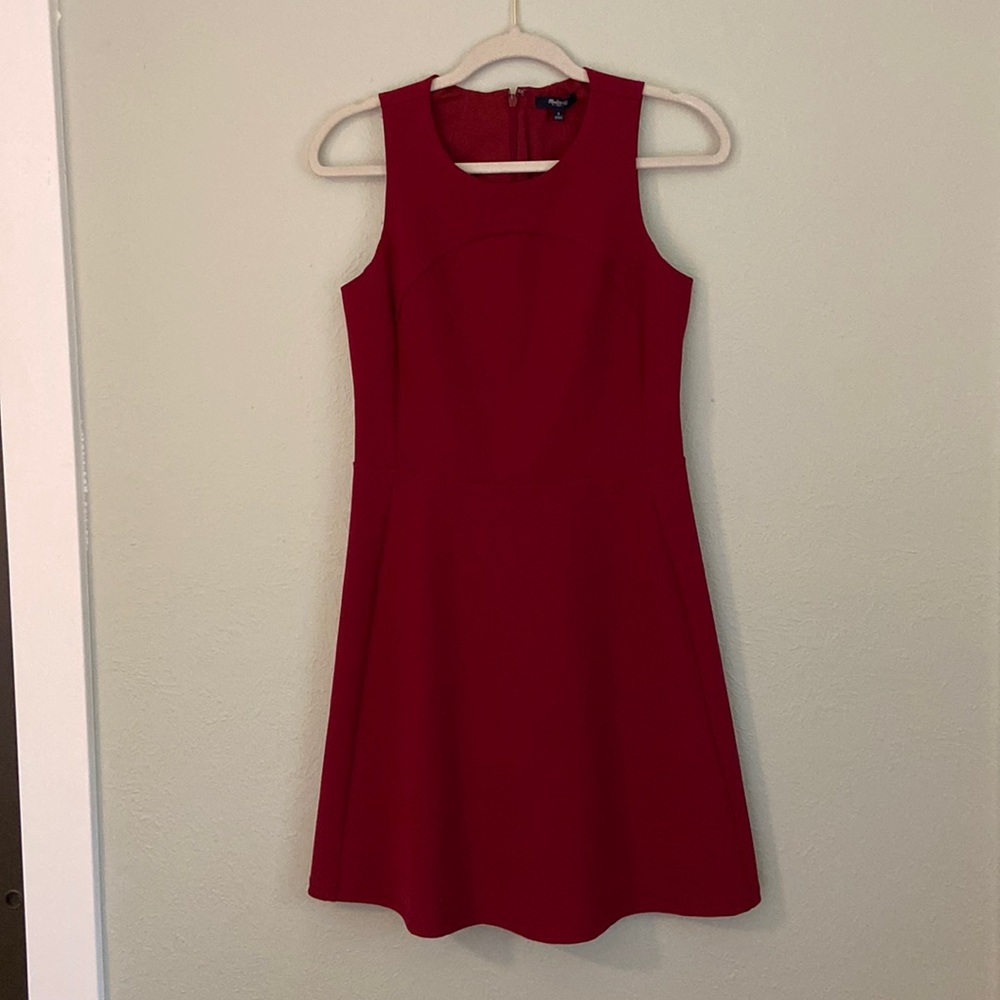 Madewell Cranberry size 4 dress